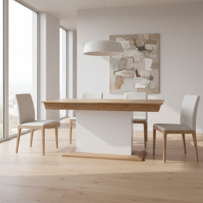 Table de salle à manger de designer de haute qualité, tables à manger en bois Table Hôtel nouveau Aspen AS-S1