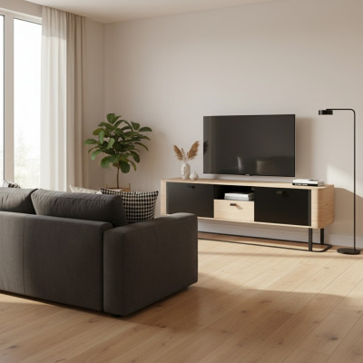 Meuble de télévision buffet Meuble de télévision Armoire tv Table moderne Armoire en bois