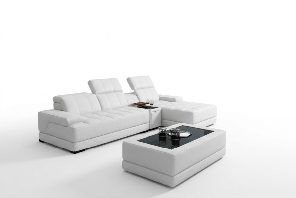 Canapé en cuir Canapé d'angle Canapé Sofa Rembourrage Salon d'angle En forme de L XXL Grands canapés