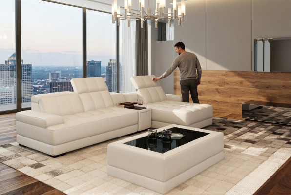 Table basse moderne, table designer, table en verre, tables d'appoint pour canapé, salon