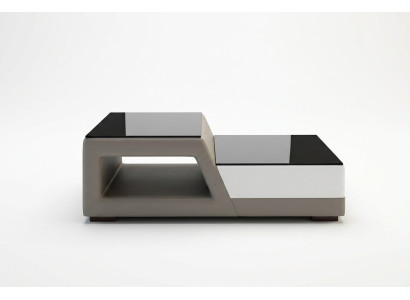 Table basse en verre de design moderne Table d'appoint Canapé Tables Salon Table basse Table