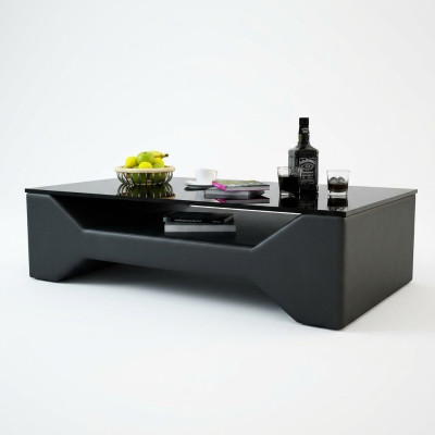 Table basse design table en verre salon canapé en cuir canapé à café
