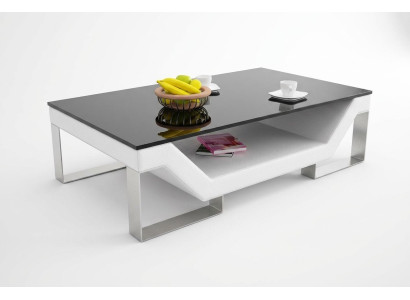 Table de canapé Table de design en verre Salon Canapé en cuir Table basse Side Sofa Coffee