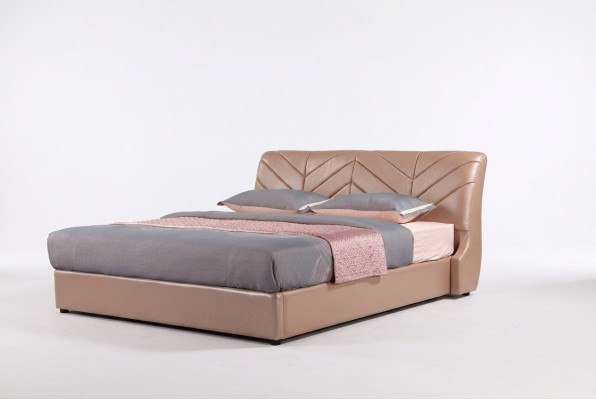 Design de luxe moderne Lit XXL Lits Style Hôtel Double Cuir 140 160
