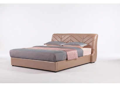 Design de luxe moderne Lit XXL Lits Style Hôtel Double Cuir 140 160