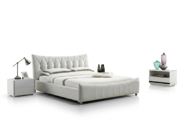 Lit de design moderne Lits XXL Hôtel de luxe Style double Cuir 140 160