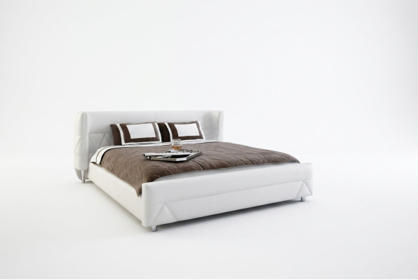 Lit de design moderne Hôtel Lits XXL Style de luxe Double Cuir 140 160 180x200cm