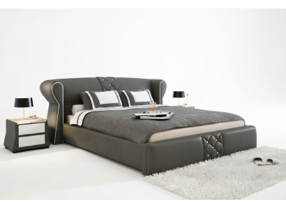Couchage en cuir Lit Lits Hôtel Classique s Designer Double Mariage Chambre nouvelle