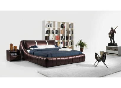 Design de lit d'hôtel moderne Lits XXL Style de luxe en cuir double 140 160 180x200cm