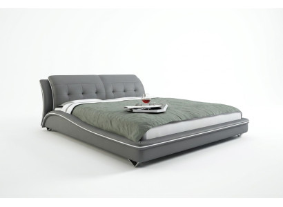 Lit de design moderne Lits XXL Style de luxe Double Hôtel Cuir