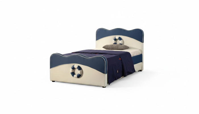 Lit d'enfants Lit Literie Lits Hôtel de luxe Jeunesse 3D XXL Grand 120 / 150x200cm nouveau