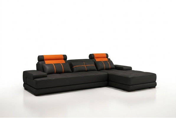 Canapé d'angle rembourré de style XXL pour salon design