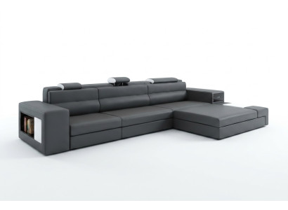 Design XXL Grand Corners Upholstery Corner Sofa Canapé en forme de L en cuir Suite