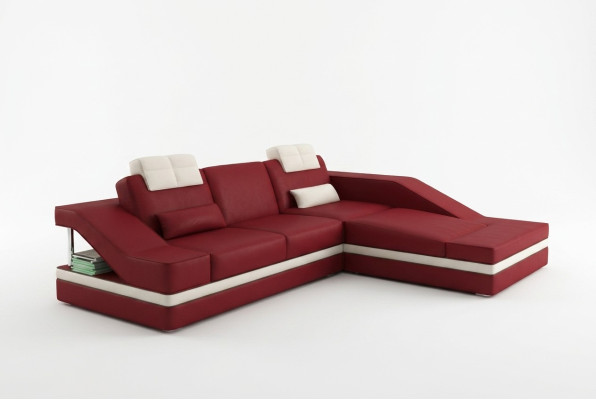 Coins de design Canapé d'angle Rembourrage XXL BigCouch Canapé en cuir Ensemble de canapés