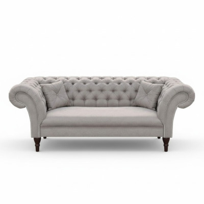 Canapé Chesterfield design en tissu, grand canapé rembourré XXL 235cm Canapés Canapés