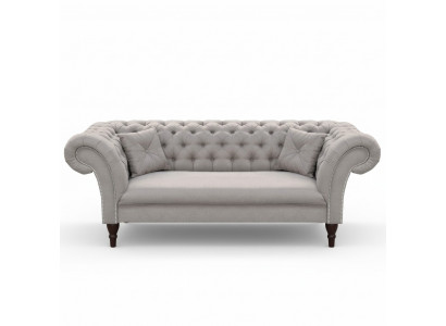 Canapé design Chesterfield Revêtement Cuir Textile Canapé Canapés 3 places neuf