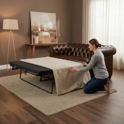 Canapé Chesterfield York 2 places avec fonction lit Canapé Upholstery Canapés Sofas neufs