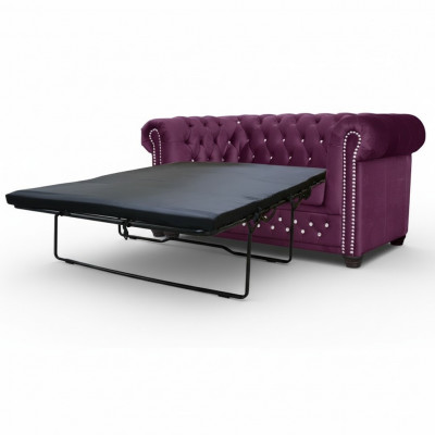 Chesterfield York Blink avec fonction lit Textile Canapé Rembourrage Canapés Canapés neufs.