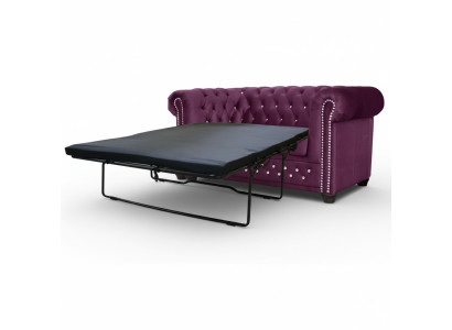 Chesterfield York Blink avec fonction lit Textile Canapé Rembourrage Canapés Canapés neufs.