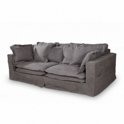 Canapé d'angle rembourré XXL moderne Canapés Rembourrage Canapé Canapé Grand canapé textile 240 cm nouveau