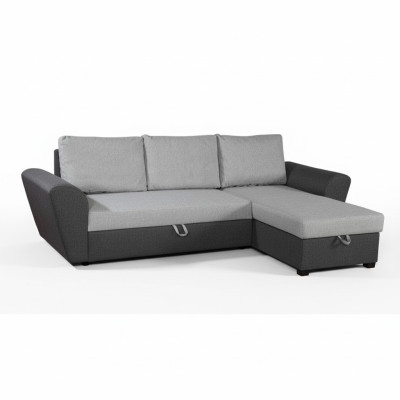 Canapé d'angle design avec fonction lit Alina, nouveau canapé d'angle avec siège rembourré