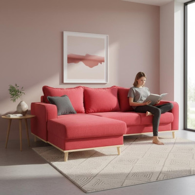 Canapé d'angle design Canapé en L en tissu Classique Canapé Designer Canapé d'angle Sofas