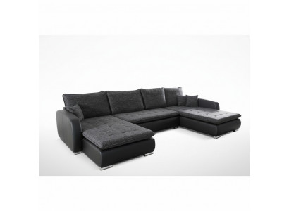 Canapé d'angle design Canapé Elena Fonction lit Canapé Rembourrage Siège Canapés d'angle XXL neufs