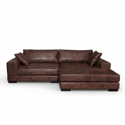 Canapé d'angle Design Jan en cuir Sofas Corner Sofas Upholstery Seat Canapé paysage neuf de salon