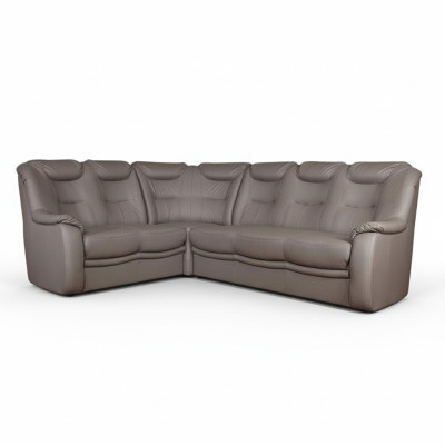 Canapé d'angle design Canapé Kassel Canapé en cuir Rembourrage Sièges Canapés d'angle Paysage de vie nouveau
