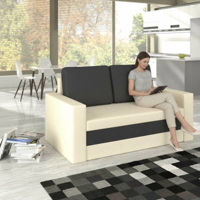 Canapé design Wave 3 places avec fonction lit, canapé rembourré convertible en lit, canapés et sofas.