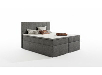 Lit en cuir Lit rembourré Lits boxspring Lit bas 180x200cm Matelas