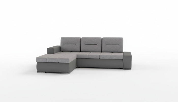 Canapé d'angle design Ottavio avec fonction lit Canapé paysage de vie Canapé convertible Sofas Sleep Sofa