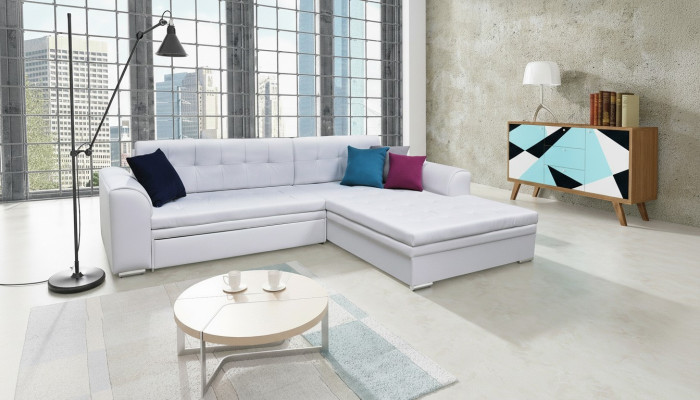 Canapé d'angle design Fonction lit Canapé Revêtement Canapés Tissu Canapés Sofa