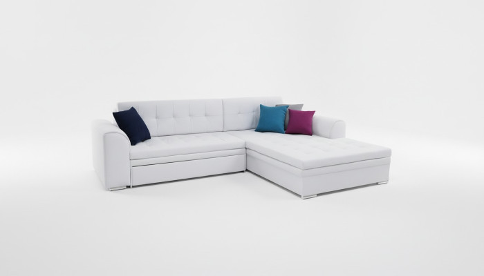 Canapé d'angle design Fonction lit Canapé Revêtement Canapés Tissu Canapés Sofa