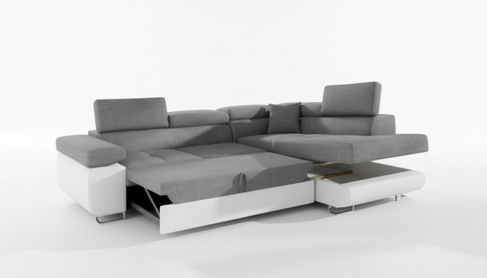 Conception classique canapé d'angle canapé lits de fonction, canapés rembourrage textile sofas