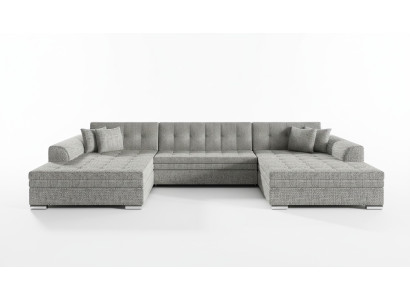 Design Canapé d'angle Canapé-lit Fonction lit Canapé Cuir Revêtement Tissu Canapés neuf 1070