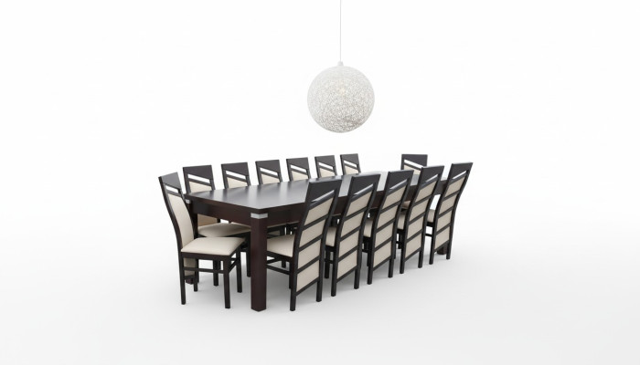 Ensemble de chaises de salle à manger au design, ensemble de chaises de table + 12 chaises sets de salle à manger