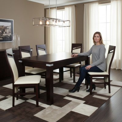 Table à manger 6 chaises Ensemble de sièges Set Table chaise Ensemble Salles à manger Sets Design