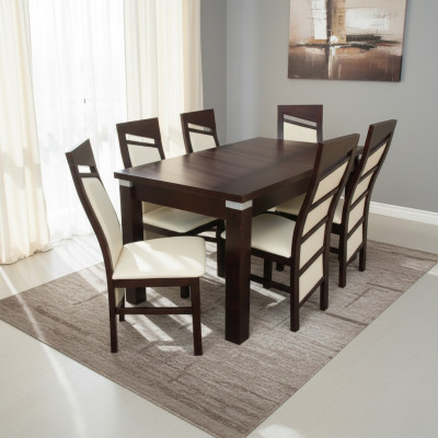 Table à manger 6 chaises Ensemble de sièges Set Table chaise Ensemble Salles à manger Sets Design
