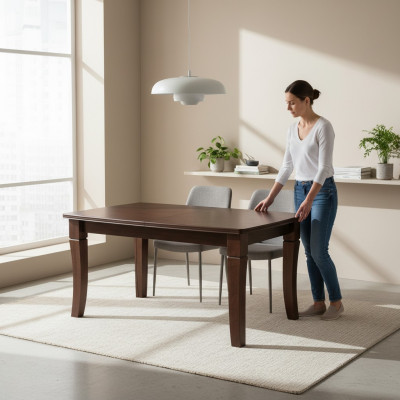 XXL Grande Table de Designer 400cm Table de Conférence Table en bois Tables Réunion