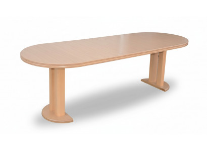 Table de conférence de grand designer XXL Table en bois Table de décoration Tables Réunions Salle à manger