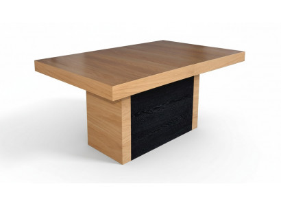 Table de conférence de bureau moderne en bois pour salle à mangerréunion