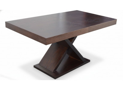 Table à manger extensible en bois avec un design, idéale pour la salle à manger ou le salon. Décoration en bois massif.