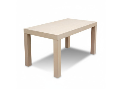 Table en bois design extensible pour la décoration de table de salle à manger et de salon en bois massif.