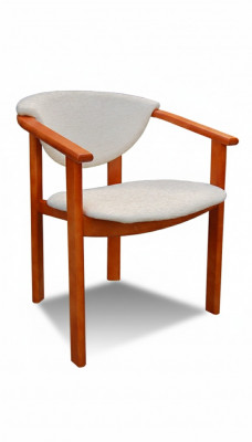 Siège de chaise rembourrée de design de luxe Chaises Chaise Lehn Bureau Salle à manger Bois massif K27 nouveau
