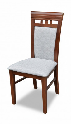 Siège de chaise de bureau en bois massif capitonné de design de luxe