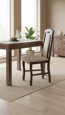 Chaises de chaise rembourrées de design de luxe siège Lehn bureau salle à manger solide