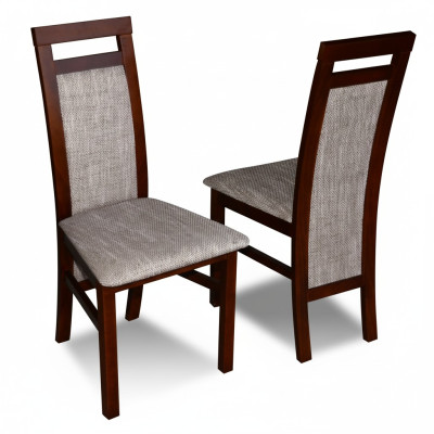 Chaise rembourrée de design de luxe Chaises Siège Lehn Salle à manger en bois massif Bois K75 neuf