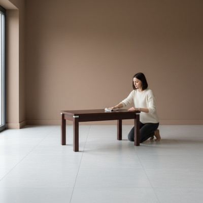 Table basse Tables basses Table Salon Bois Design Tables d'appoint
