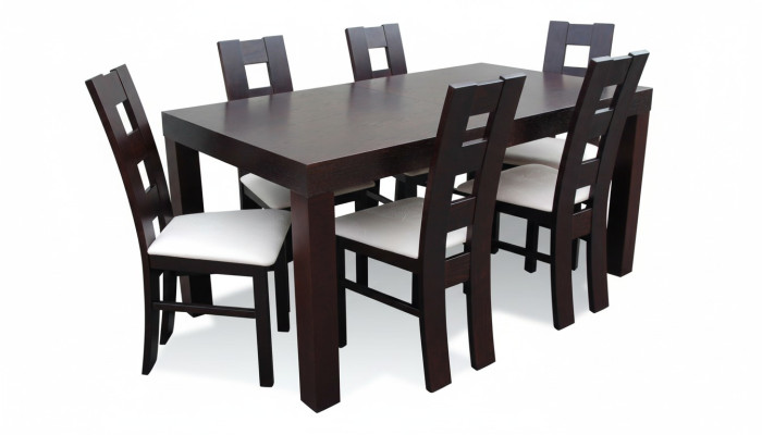 Groupe de chaises de table de salle à manger designer Tables de bureau en bois de table de salle à manger